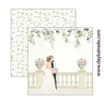 DYK Paper Pad 12"x12" - Recién Casados - Hochzeit