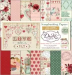DYK Paper Pad 12"x12" - Love Makes Us Fly
