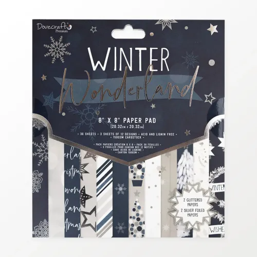 DVC Paper Pad 8"x8" - Winter Wonderland