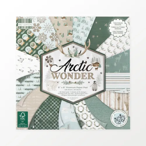 FED Paper Pad 8"x8" - Arctic Wonder