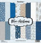 PPD Paper Pad 12"x12" - Blue Christmas