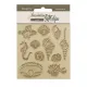 STP Decorative Chips/Laserstanzteile - Songs of the Sea Shells and Fish