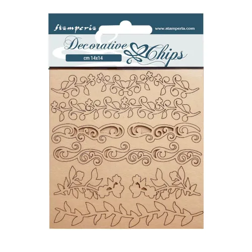 STP Decorative Chips/Laserstanzteile - Desire Borders