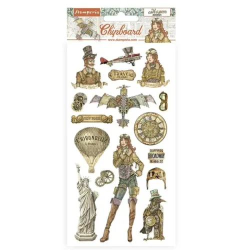 STP Chipboard Sticker 15x30 cm - Sir Vagabond Aviator