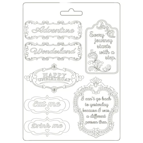 STP Soft Mould A5 - Alice in Wonderland Plates