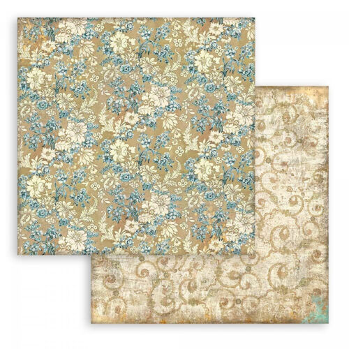 STP Cardstock - Christmas Greetings Blue Texture
