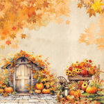 FDC Paper Pack 8x8" - Bright Autumn