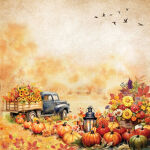 FDC Paper Pack 8x8" - Bright Autumn