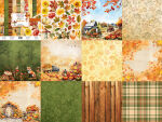 FDC Paper Pack 8x8" - Bright Autumn