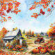 FDC Paper Pack 8x8" - Bright Autumn