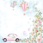 FDC Paper Pack 8x8" - Walking on Clouds