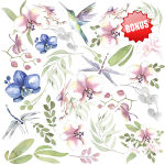 FDC Paper Pack 8x8" - Tender Orchid