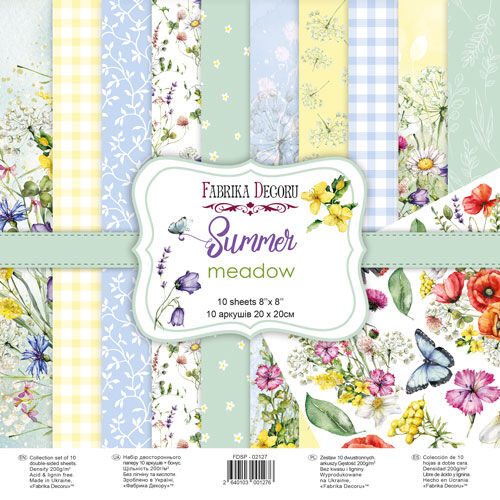 FDC Paper Pack 8x8" - Summer Meadow