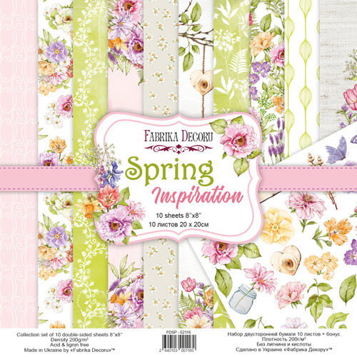 FDC Paper Pack 8x8" - Spring Inspiration