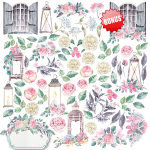 FDC Paper Pack 8x8" - Shabby Love