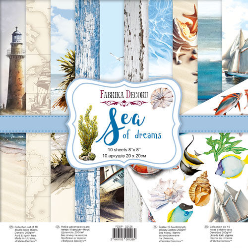 FDC Paper Pack 8x8" - Sea of Dreams