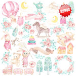 FDC Paper Pack 12x12" - Dreamy Baby Girl