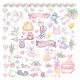 FDC Cut-Out Sheet 8"x8" - My Little Mousy GIrl