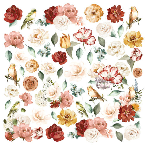 FDC Cut-Out Sheet 12"x12" - Miracle Flowers