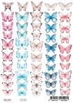 FDC Cut-Out Sheet A4 - Butterflies 2