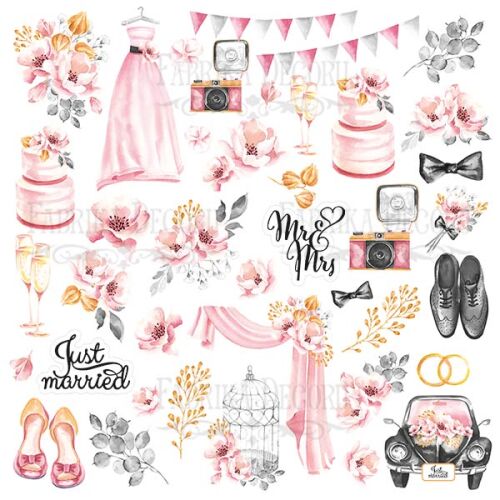 FDC Cut-Out Sheet 12"x12" - Say Yes