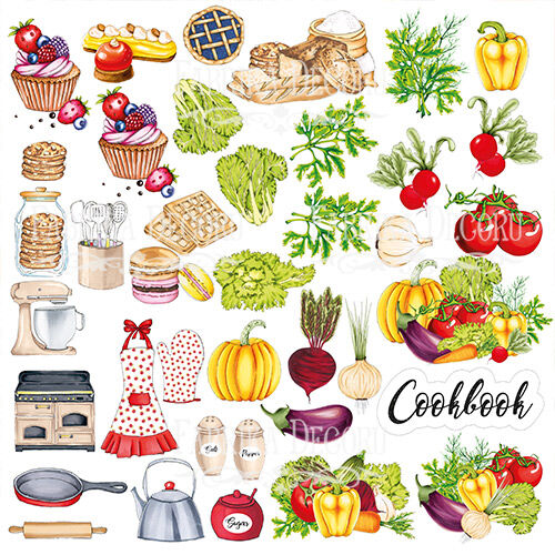 FDC Cut-Out Sheet 12"x12" - Kitchen Soul