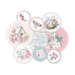 P13 Embellishment - Decorative Tags rund #1 Birdhouse