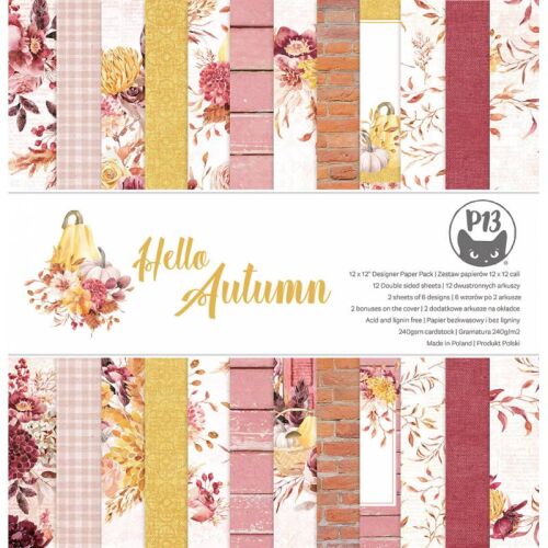 P13 Paper Pad 12x12" - Hello Autumn