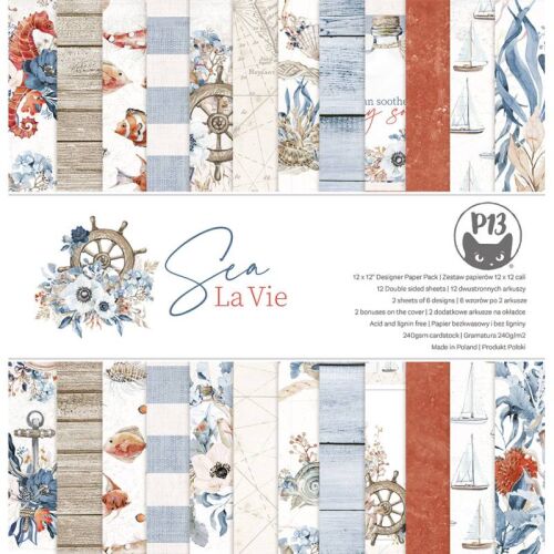 P13 Paper Pad 12x12" - Sea la Vie