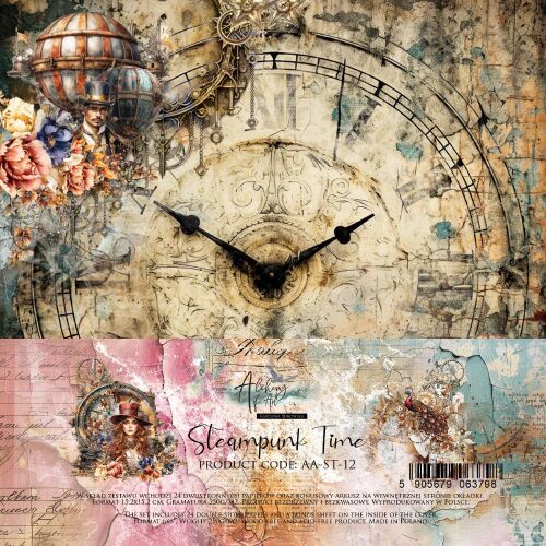 AAL Paper Pack 6x6" - Steampunk Time