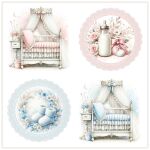 LEM Paper Pack 8"x8"- Cotton Candy