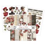 SBO Paper Pack 8x8" - Lady in Red