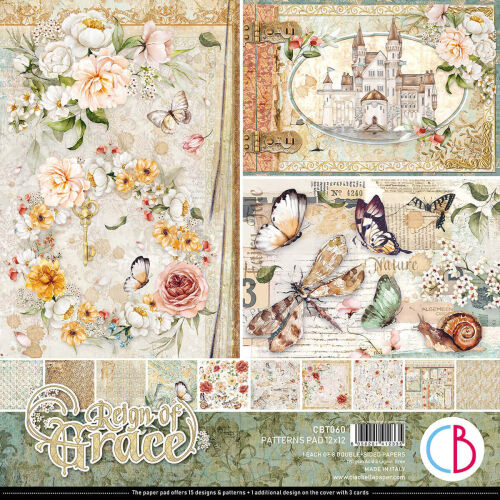 CBL Paper Pad 12x12" - Reign of Grace 8BL