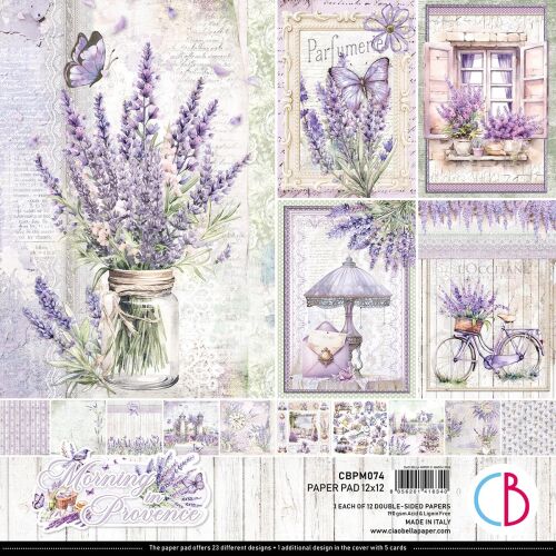 CBL Paper Pad 12x12" - Morning in Provence 12BL