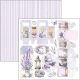 CBL Paper Pad 12x12" - Morning in Provence Patterns 8BL