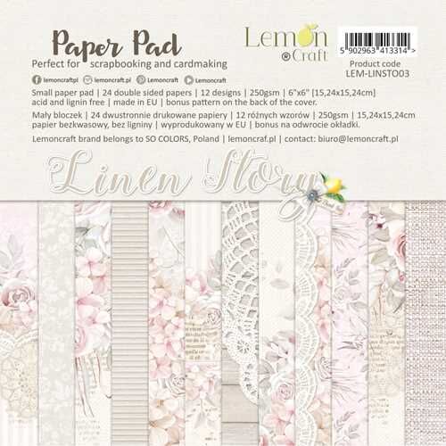 LEM Paper Pack 6"x6"- Linen Story