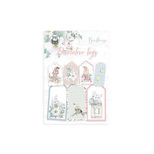 P13 Embellishment - Decorative Tags #3 Birdhouse