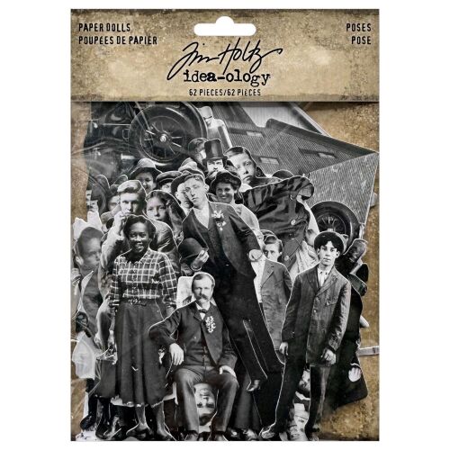 THZ Tim Holtz Ephemera - Idea-Ology Paper Dolls Poses