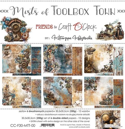 CCL Paper Pack 8"x8" - Mists of Toolbox Town