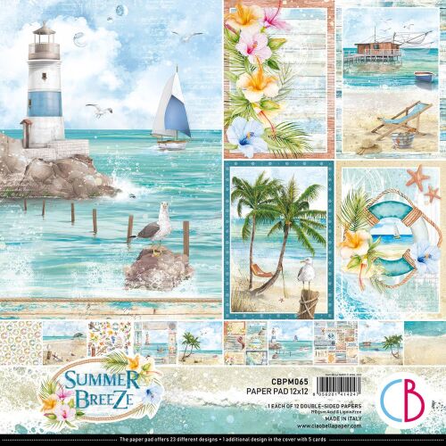 CBL Paper Pad 12x12" - Summer Breeze 12BL