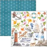 CBL Paper Pad 12x12" - Summer Breeze 12BL