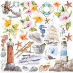 CBL Paper Pad 12x12" - Summer Breeze 12BL