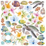 CBL Paper Pad 12x12" - Summer Breeze 8BL