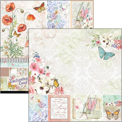 CBL Paper Pad 12x12" - Enchanted Garden 12BL
