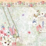 CBL Paper Pad 12x12" - Enchanted Garden 12BL