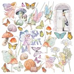 CBL Paper Pad 12x12" - Enchanted Garden 12BL