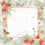 CBL Paper Pad 12x12" - Enchanted Garden 12BL
