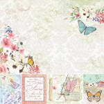 CBL Paper Pad 12x12" - Enchanted Garden 12BL