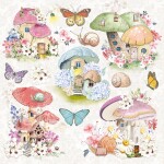 CBL Paper Pad 12x12" - Enchanted Garden 12BL