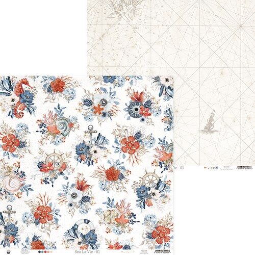 P13 Cardstock - Sea la Vie 01